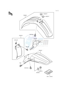 KX 250 J [KX250] (J2) [KX250] drawing FENDER