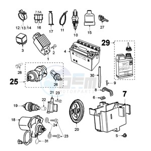 LUDIX 10 RBP2A drawing ELECTRIC PART SOVEREP SLOT