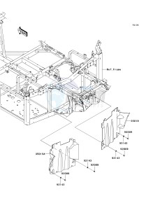 KRF 750 B [TERYX 750 4X4] (B8F) B8F drawing FLAP