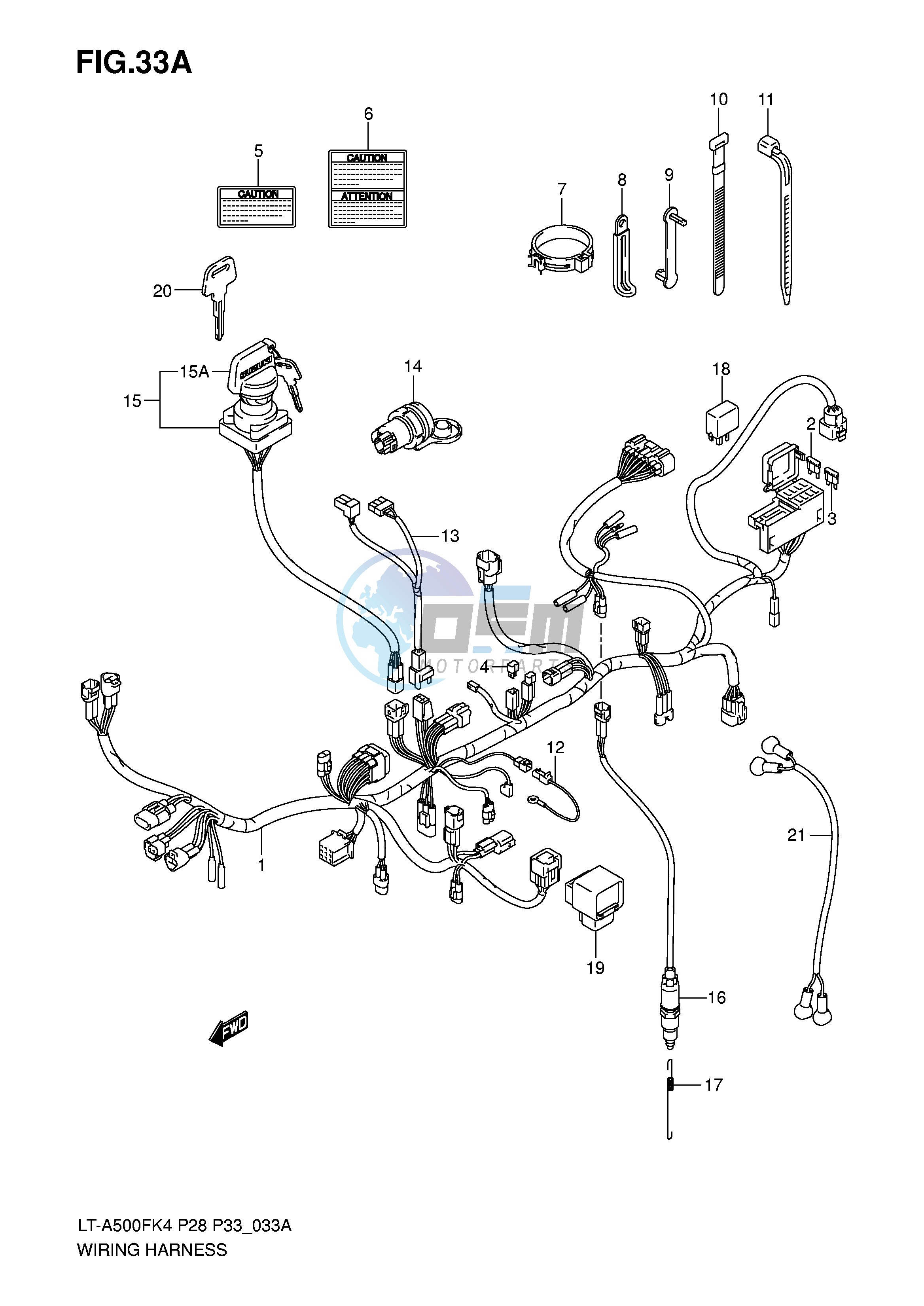 WIRING HARNESS (MODEL K6 K7)