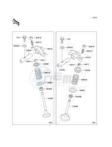 BN 125 A [ELIMINATOR 125] (A6F-A9F) A6F drawing VALVE-- S- -