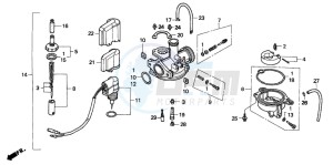 SFX50 drawing CARBURETOR