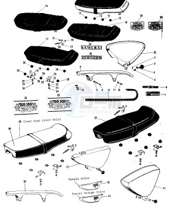 A1 250 SAMURAI drawing SEAT_SIDE COVERS