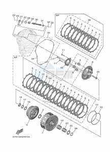 MT-09 MTN890 (B7NV) drawing CLUTCH