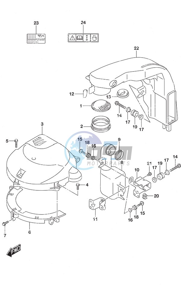 Silencer/Ring Gear Cover