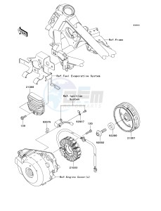 EX250 J [NINJA 250R] (J8F-J9FA) J9F drawing GENERATOR