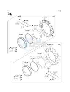 VN 1500 T [VULCAN 1500 CLASSIC] (6F) T6F drawing TIRES