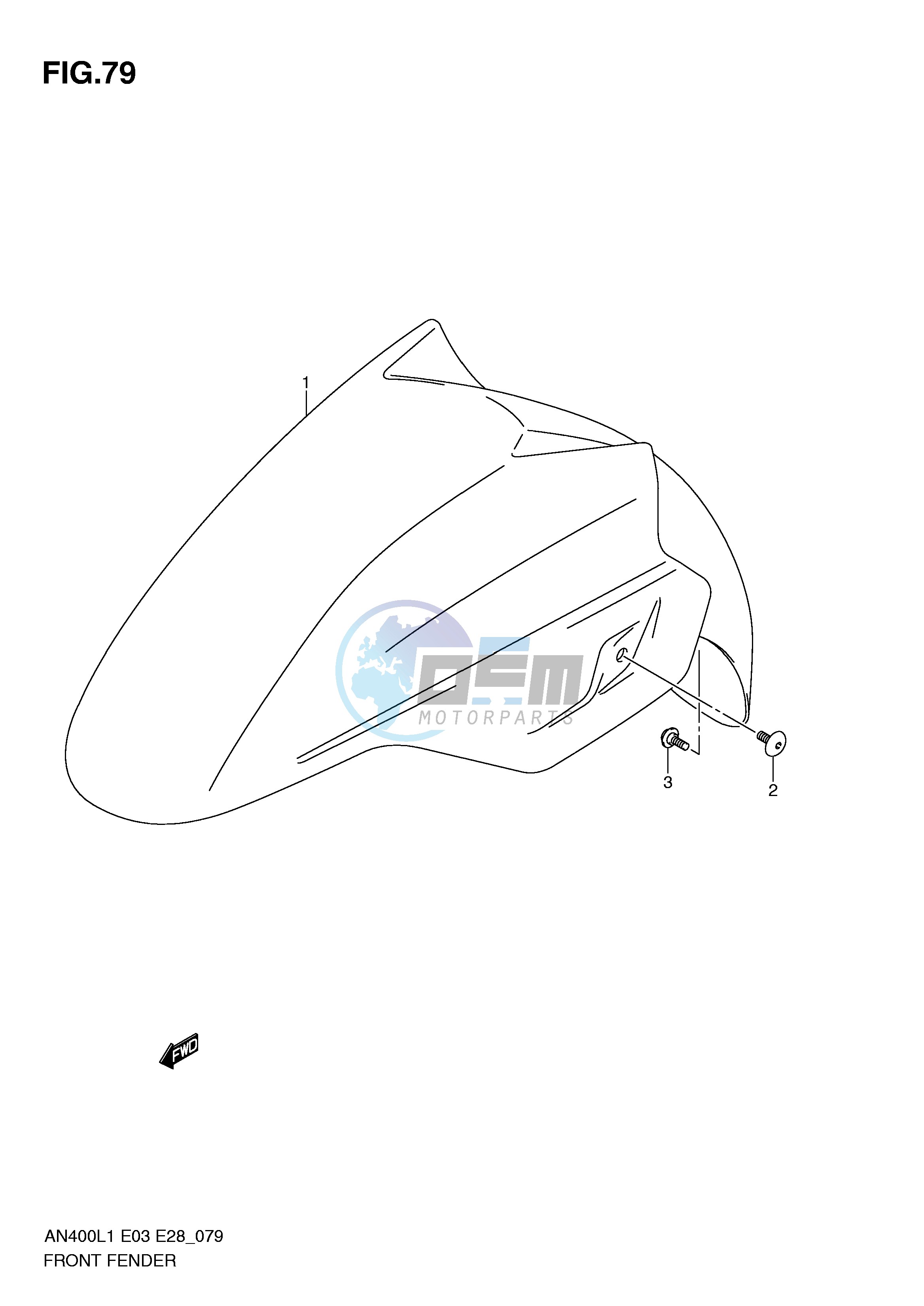 FRONT FENDER (AN400L1 E3)