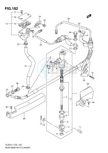 DL650 (E2) V-Strom drawing REAR MASTER CYLINDER (DL650AL1 E24)