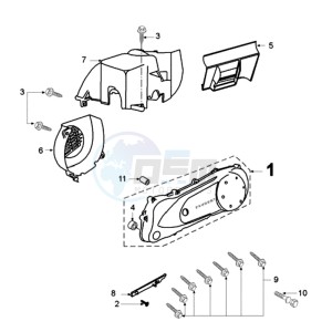 TKR 2 W2 EU drawing CRANKCASE COVER