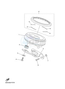 XVS950CR BOLT C-SPEC (B33J) drawing METER