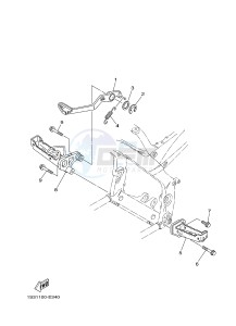 YFM700R YFM7RD RAPTOR 700R (1PE2 1PE3 1PE4) drawing STAND & FOOTREST