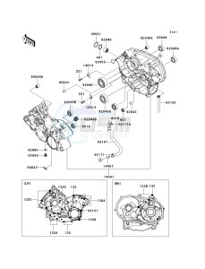 KSV 700 B [KFX 700] (B6F-B9F) B9F drawing CRANKCASE