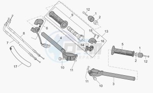 MGS-01 1200 Corsa Corsa drawing Handlebar - controls