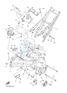 FZ1-N FZ1 (NAKED) 1000 (1EC4 1EC5 1EC6) drawing FRAME