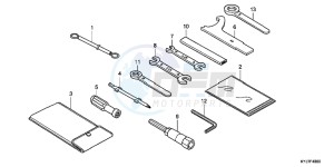 CBR250RD CBR250R 2E - (2E) drawing TOOLS