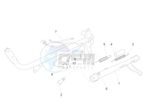 V7 Special 750 drawing Lateral stand