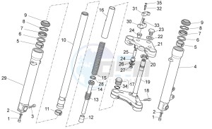 V7 II Stornello ABS 750 (APAC) drawing Front fork II