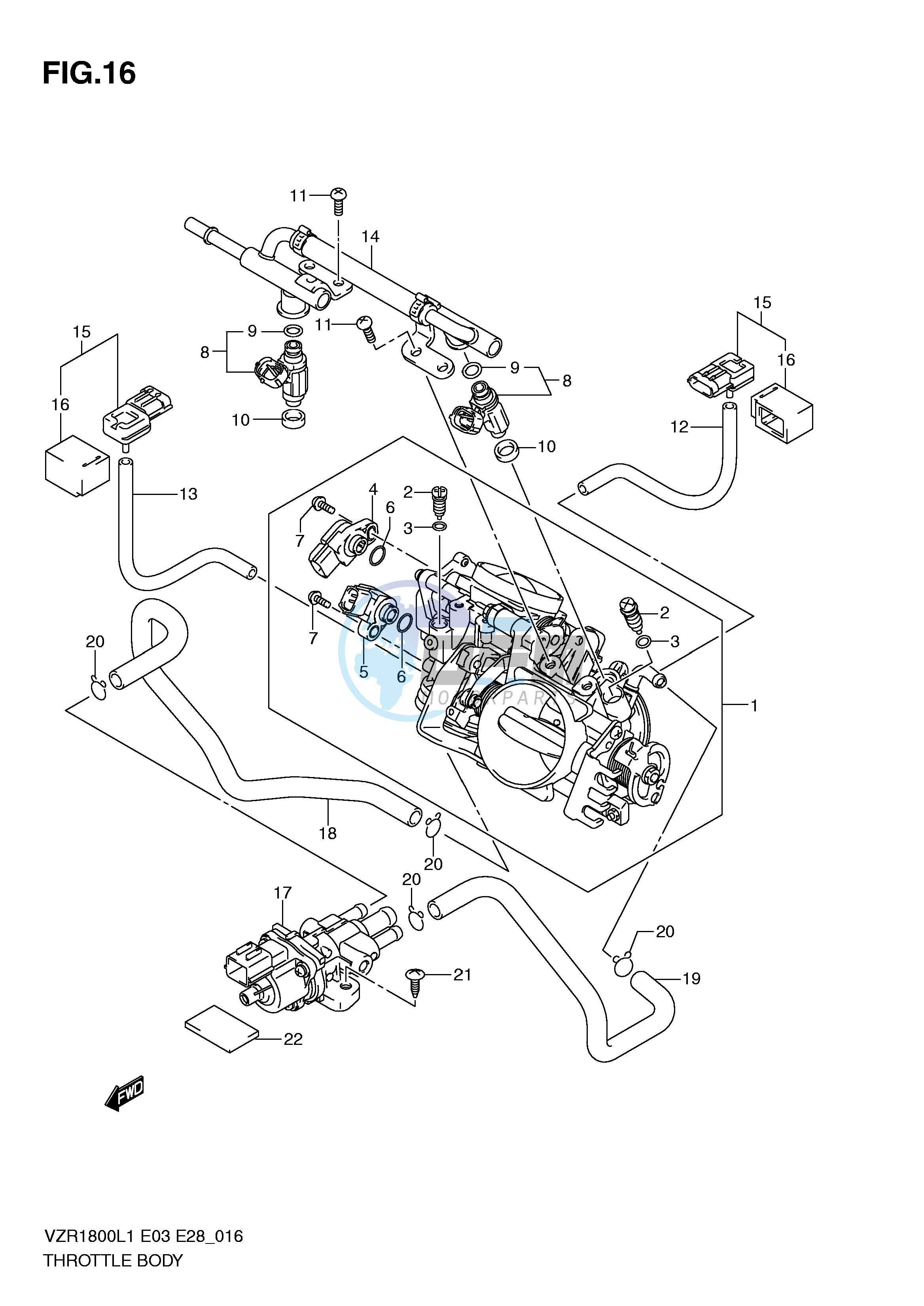 THROTTLE BODY (VZR1800ZL1 E3)