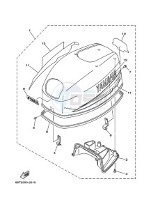 40XMHL drawing TOP-COWLING