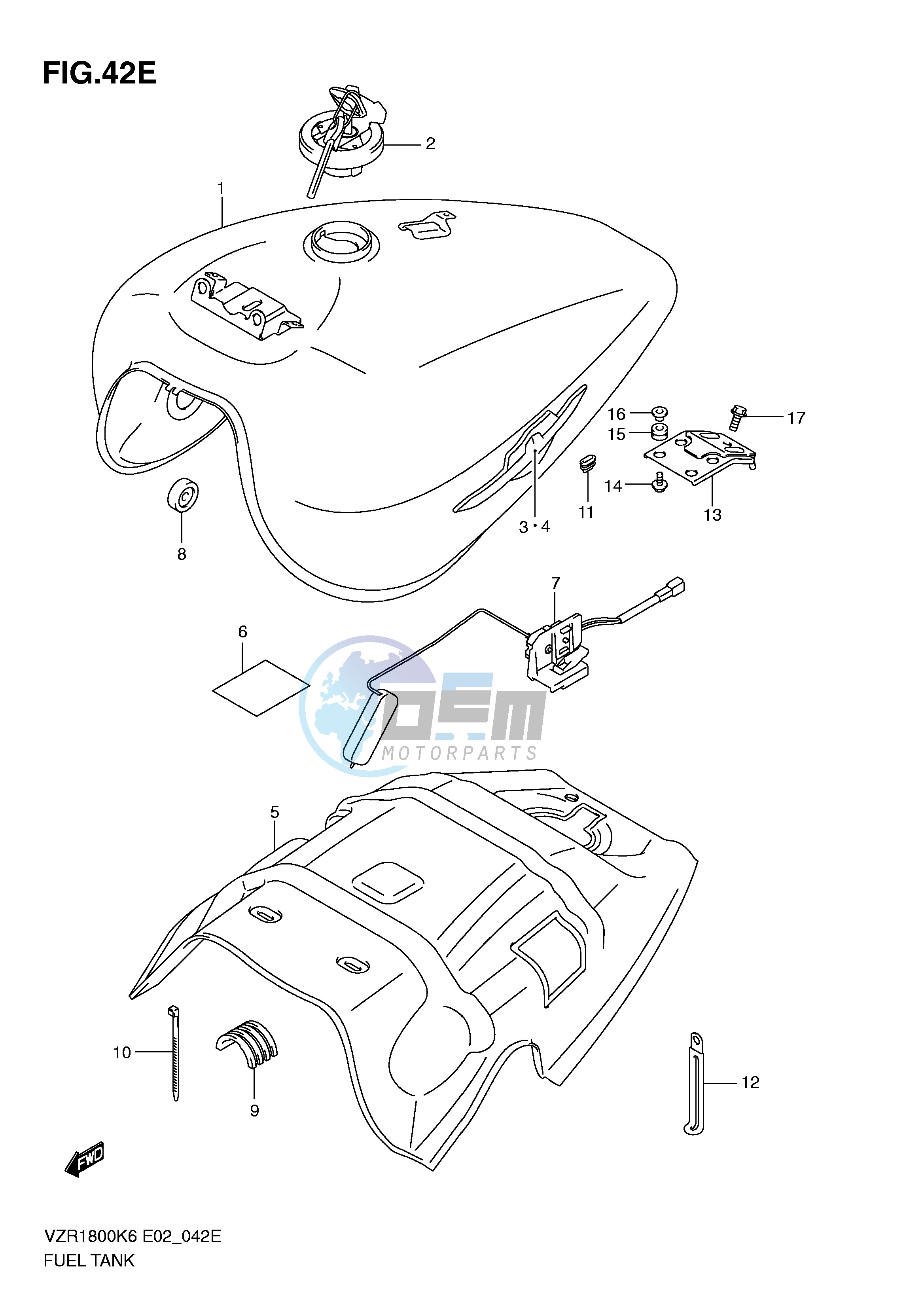 FUEL TANK (VZR1800ZL0 ZUFL0)