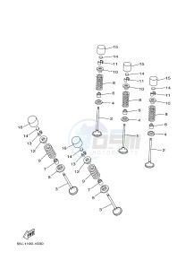 YZ250F (17D9 17DA 17DB 17DC) drawing VALVE