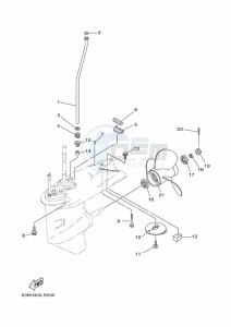 40VEO drawing PROPELLER-HOUSING-AND-TRANSMISSION-2