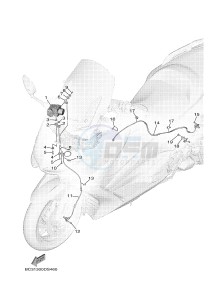 XP530 XP530D-A TMAX DX ABS (BC38) drawing ELECTRICAL 3