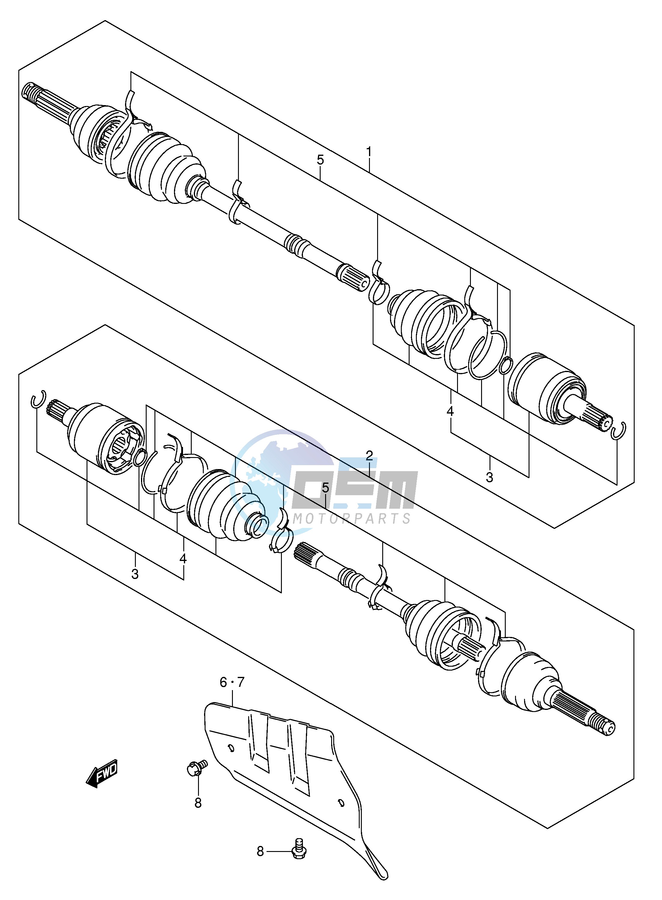 FRONT DRIVE SHAFT