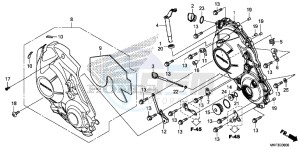 CBR1000S2H 2ED - (2ED) drawing RIGHT CRANKCASE COVER