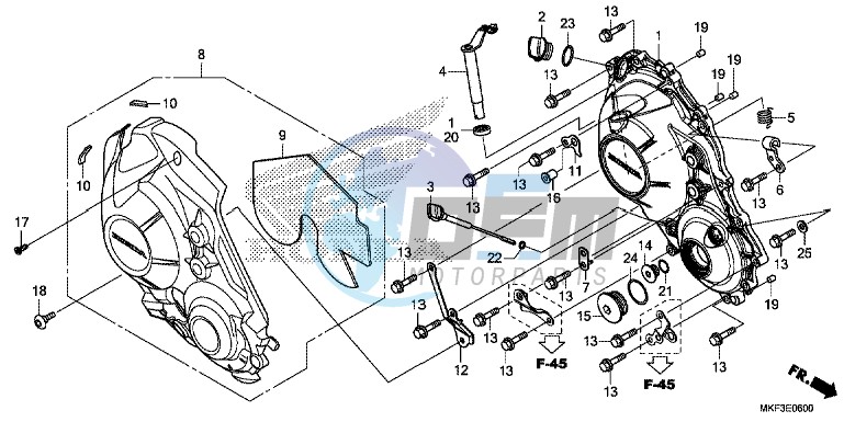 RIGHT CRANKCASE COVER