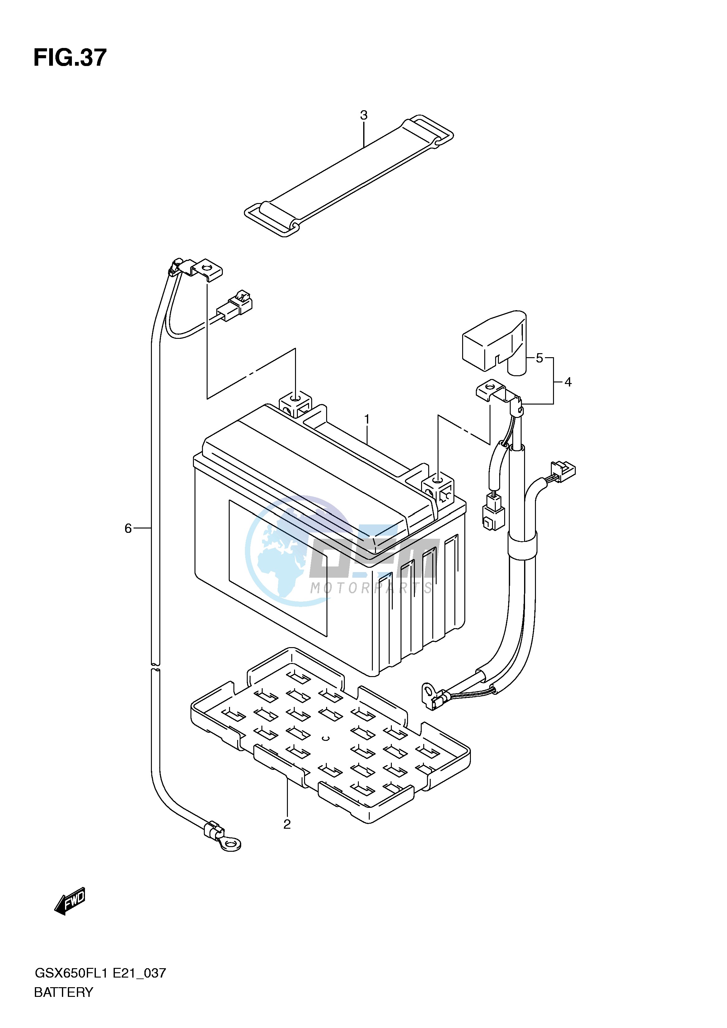 BATTERY (GSX650FUAL1 E21)