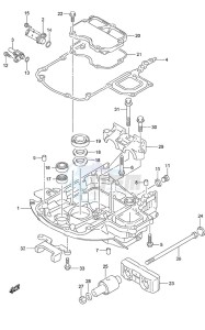 DF 70A drawing Engine Holder