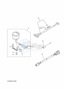 F50DETL drawing SPEEDOMETER