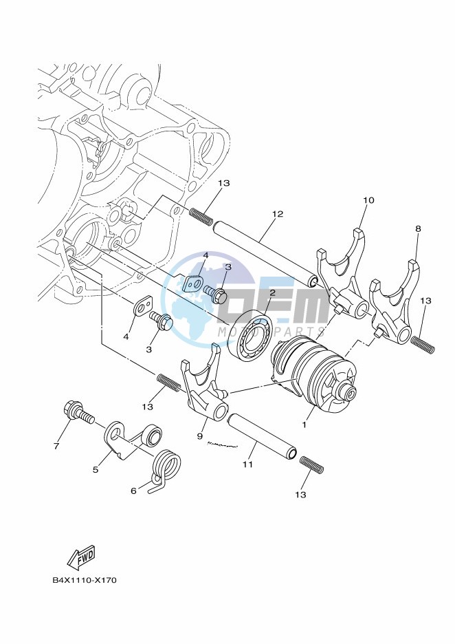 SHIFT CAM & FORK