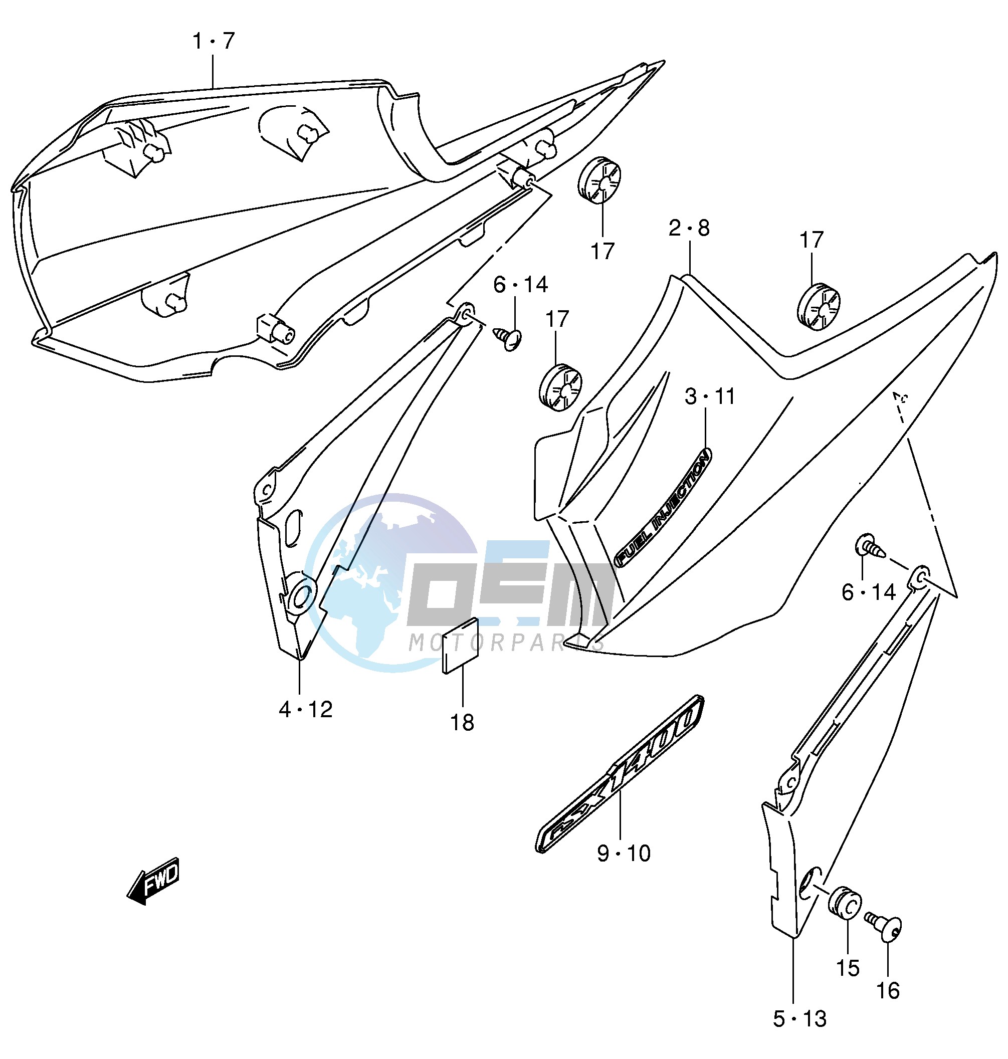 FRAME COVER (MODEL K3)