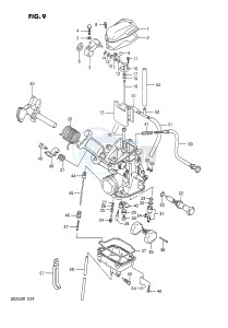 DR250 (E24) drawing CARBURETOR