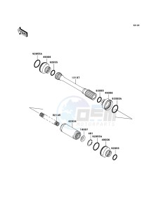 KVF360 4x4 KVF360A6F EU GB drawing Drive Shaft-Propeller