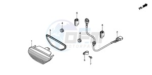 TRX500FPE drawing TAILLIGHT