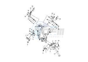 XT R 660 drawing STAND - FOOTREST