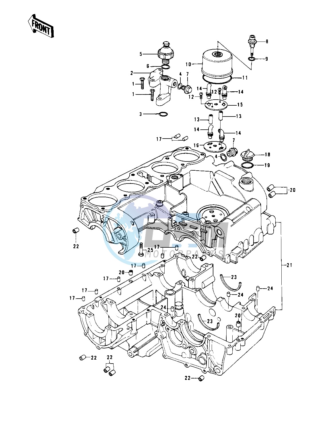 CRANKCASE_BREATHER COVER -- 78 C1_C1A- -