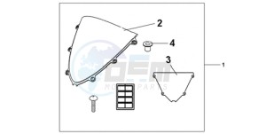 CBR1000RR9 BR / MME SPC - (BR / MME SPC) drawing WINDSCREEN