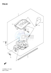 LT-A750X (P17) drawing SHIFT LEVER