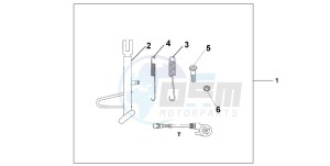 SES125 drawing SIDE STAND