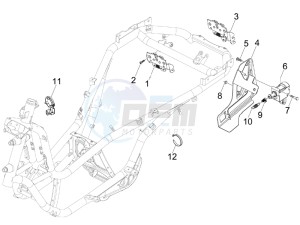 MP3 125 ie Touring drawing Locks