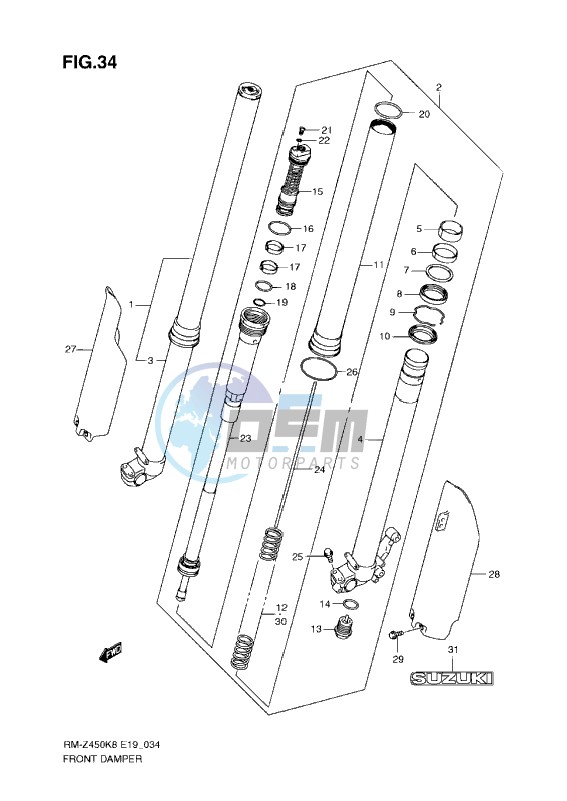 FRONT DAMPER (L0-L1)