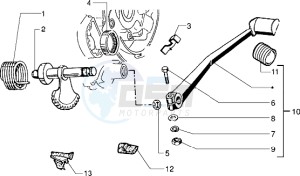 PX 200 E drawing Starter lever