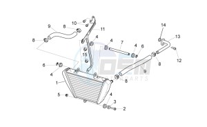 Tuono V4 1100 Factory USA-CND (NAFTA) (CND, USA) drawing Oil radiator