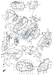 LT-A500F (E3-E28) drawing CRANKCASE COVER (MODEL K1)