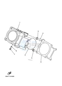 YFM450FWBD YFM45KPHK (BB5L) drawing CYLINDER